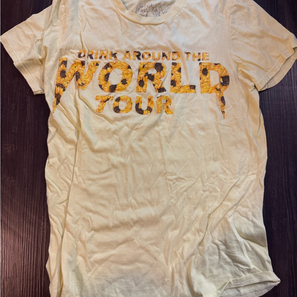 Yellow Epcot shirt